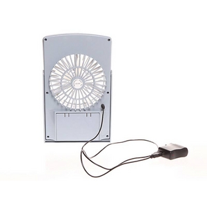 【訳あり・箱潰れ品】充電式扇風機 LEDライト12灯 ポータブルファン ソーラー充電AC充電USB充電可能