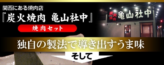 亀山社中 タレ漬けセット　華咲きハラミ＆華咲き肩ロース　2.1kg